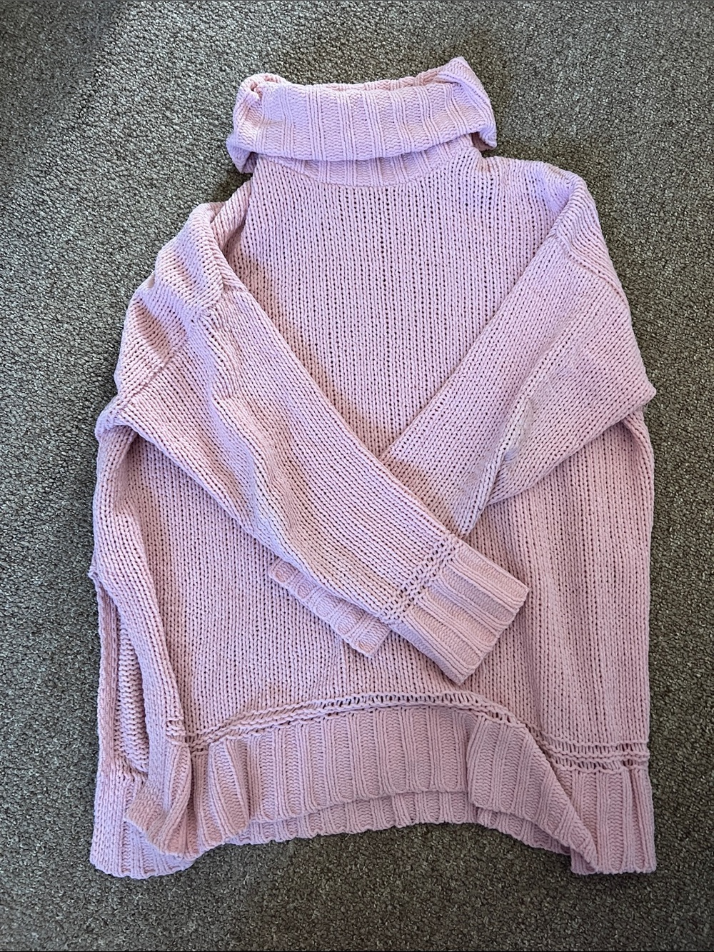 Aerie Turtleneck Knit Sweater - pink
